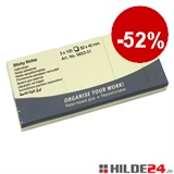 Haftnotizen, 3 Blöcke mit jeweils 100 Blatt, 50 x 40 mm | HILDE24 GmbH